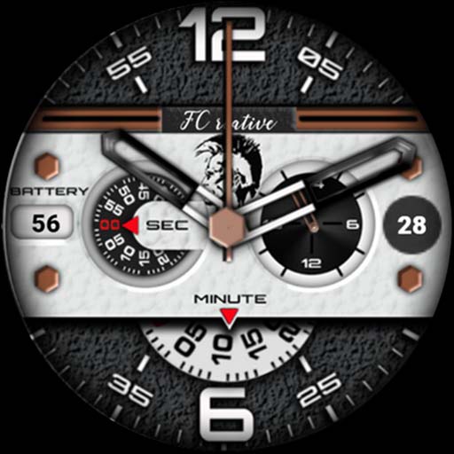 Grey Mechanic Watch Face