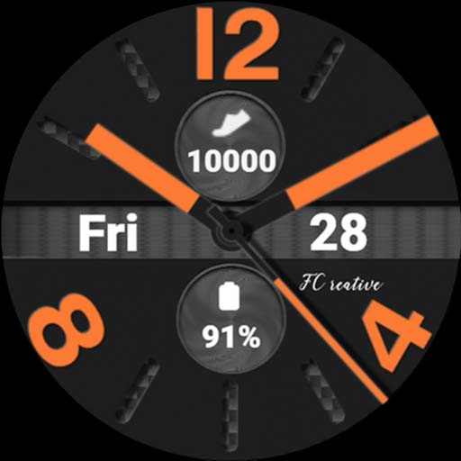 Dark & Bold Watch Face