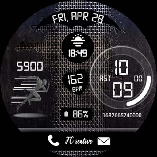 Futuristic Machine Watch Face